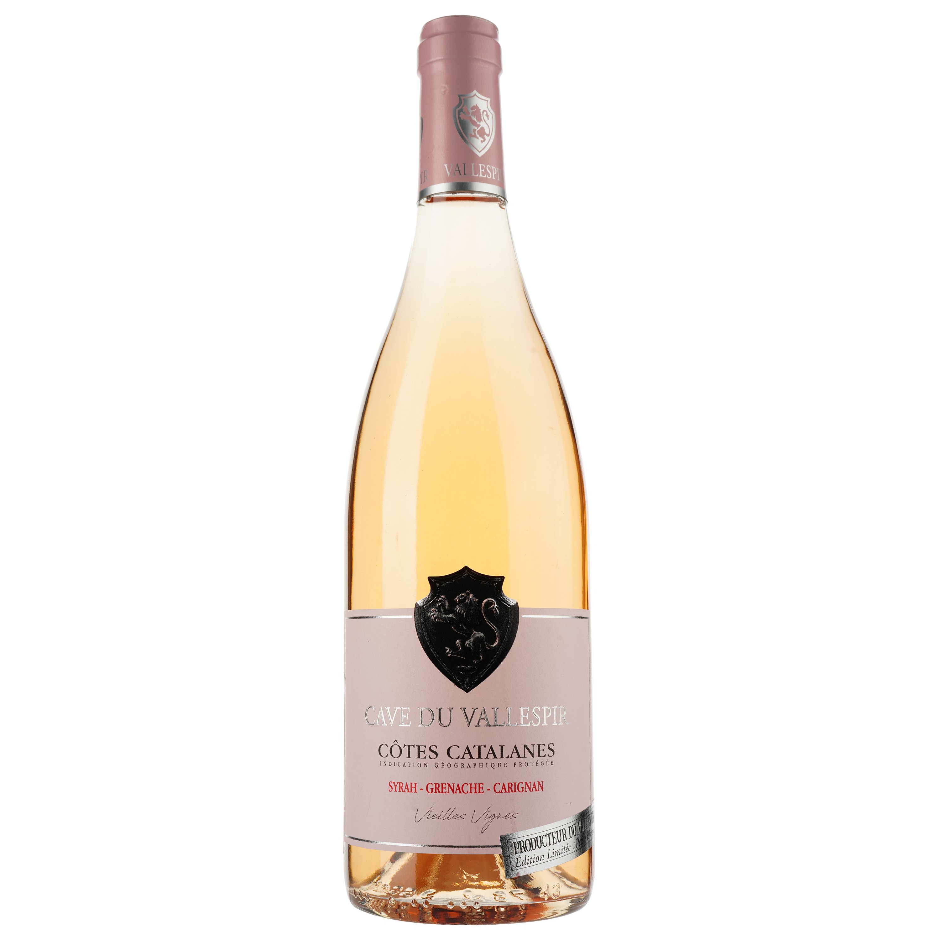 Вино Cave Du Vallespir Rose Cotes Catalanes IGP, розовое, сухое, 0,75 л - фото 1