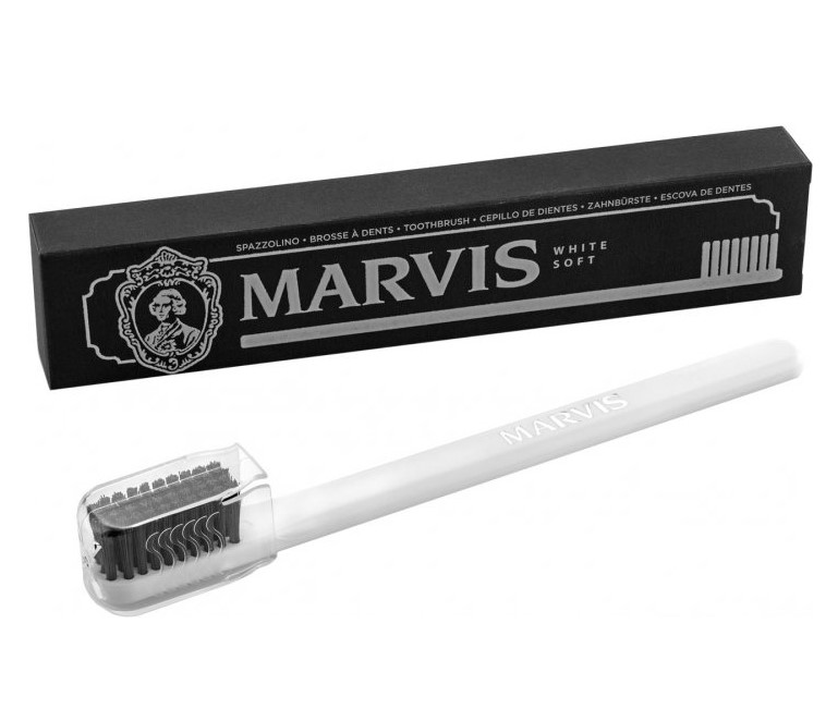 Зубная щетка Marvis Toothbrush Soft, мягкая, белый - фото 1