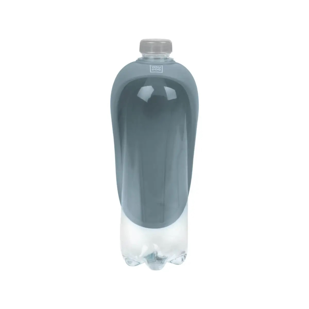 Поїлка-насадка на пляшку Waudog Silicone, 16,5х9 см, сірий (507711) - фото 3