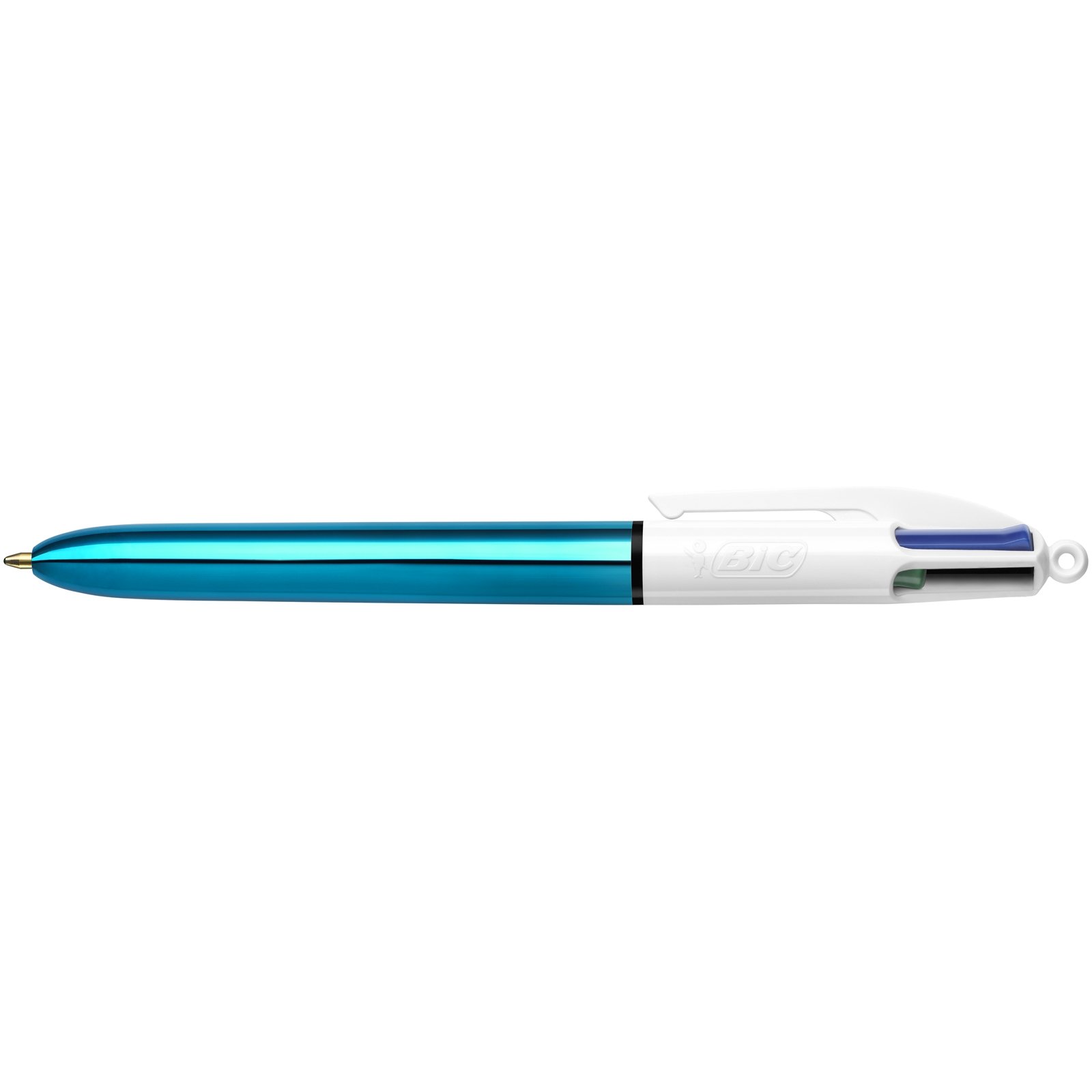 Ручка кулькова BIC 4 Colours Shine Blue, 1 мм, 4 кольори, 1 шт. (982874) - фото 2