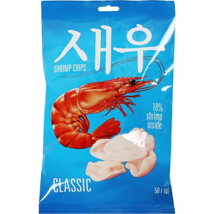 Чипсы Shrips креветочные класичні 50 г (904682) - фото 1