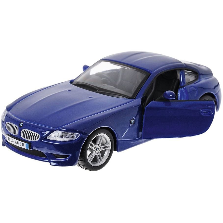 Автомодель Bburago BMW Z4 M Coupe 1:32 синий металлик (18-43007) - фото 2