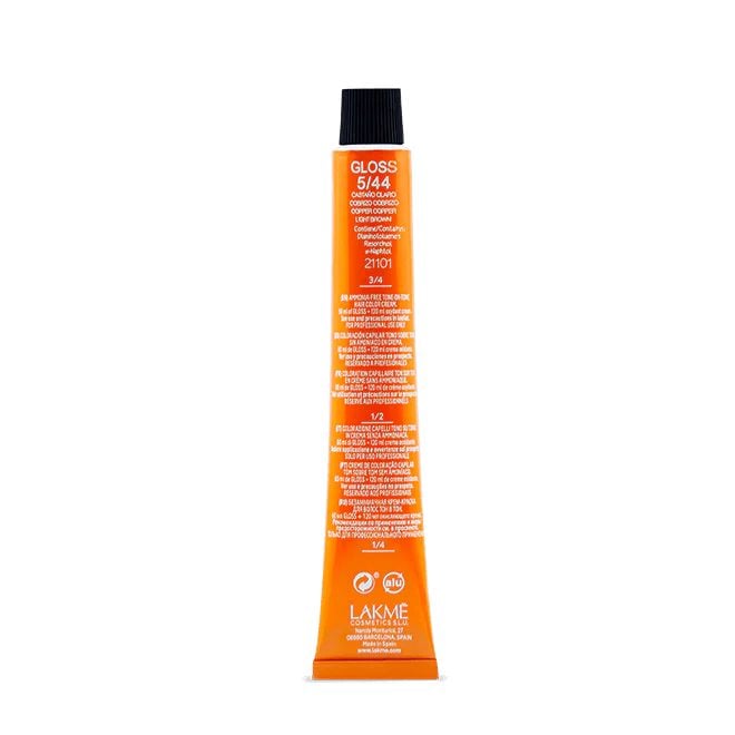 Тонирующая крем-краска для волос Lakme Gloss Color Rinse оттенок 5/44 (Светлый медно-красный каштан), 60 мл - фото 3