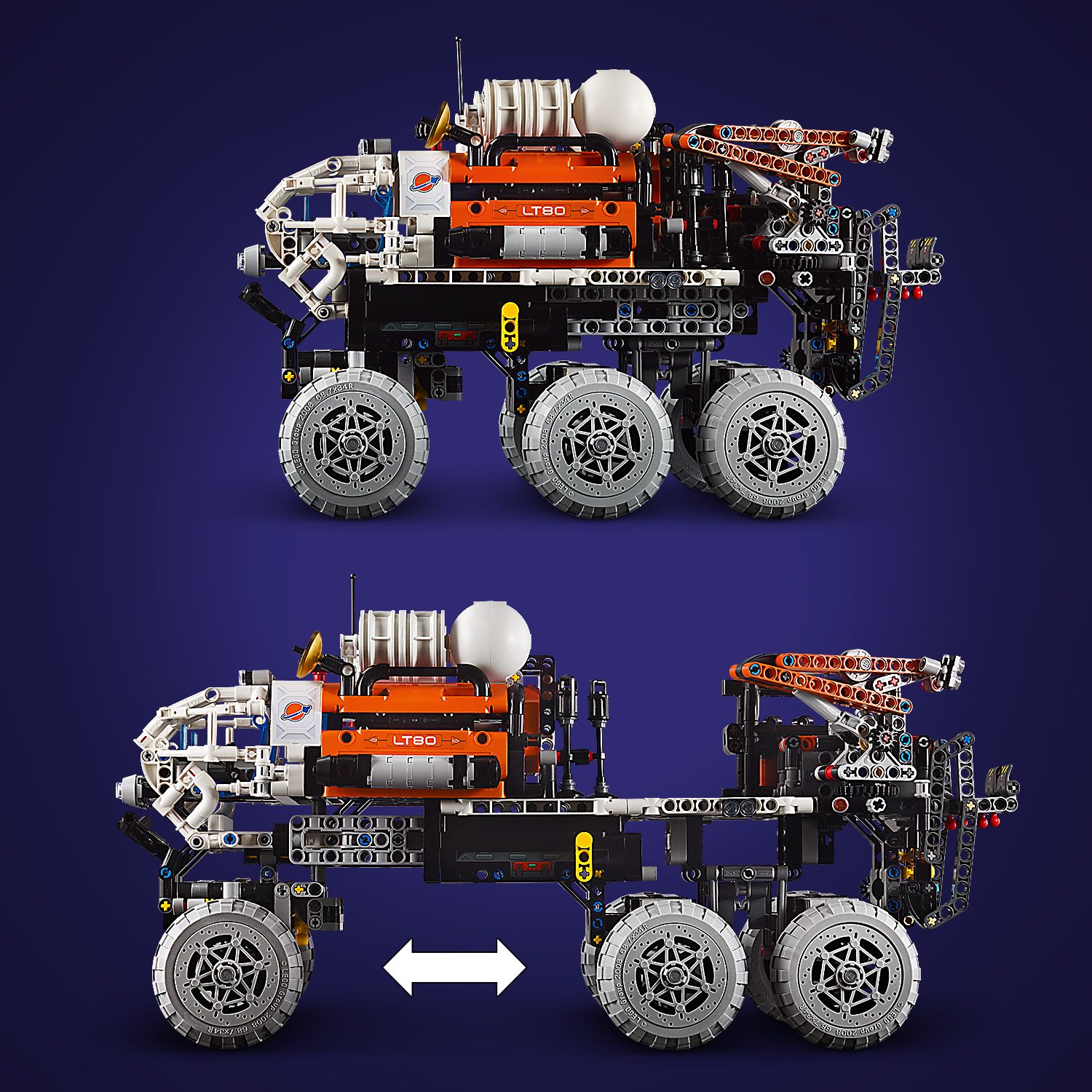 Конструктор LEGO Technic Марсохід команди дослідників 1599 деталей (42180) - фото 8