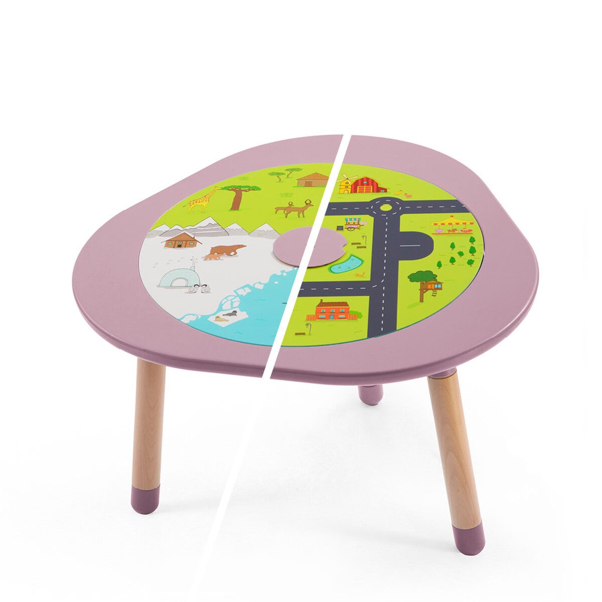 Дитячий ігровий багатофункціональний столик Stokke MuTable, бузковий (581701) - фото 3