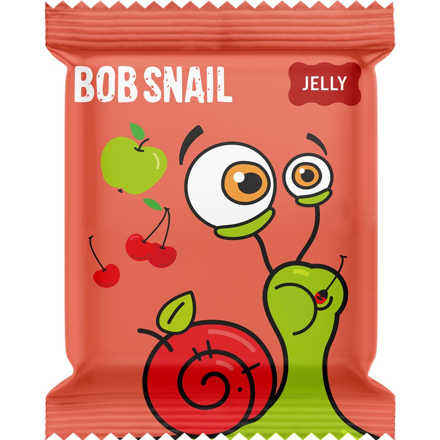 Фруктово-ягідний мармелад Bob Snail Яблуко-Вишня 90 г (10 шт. х 9 г) - фото 2