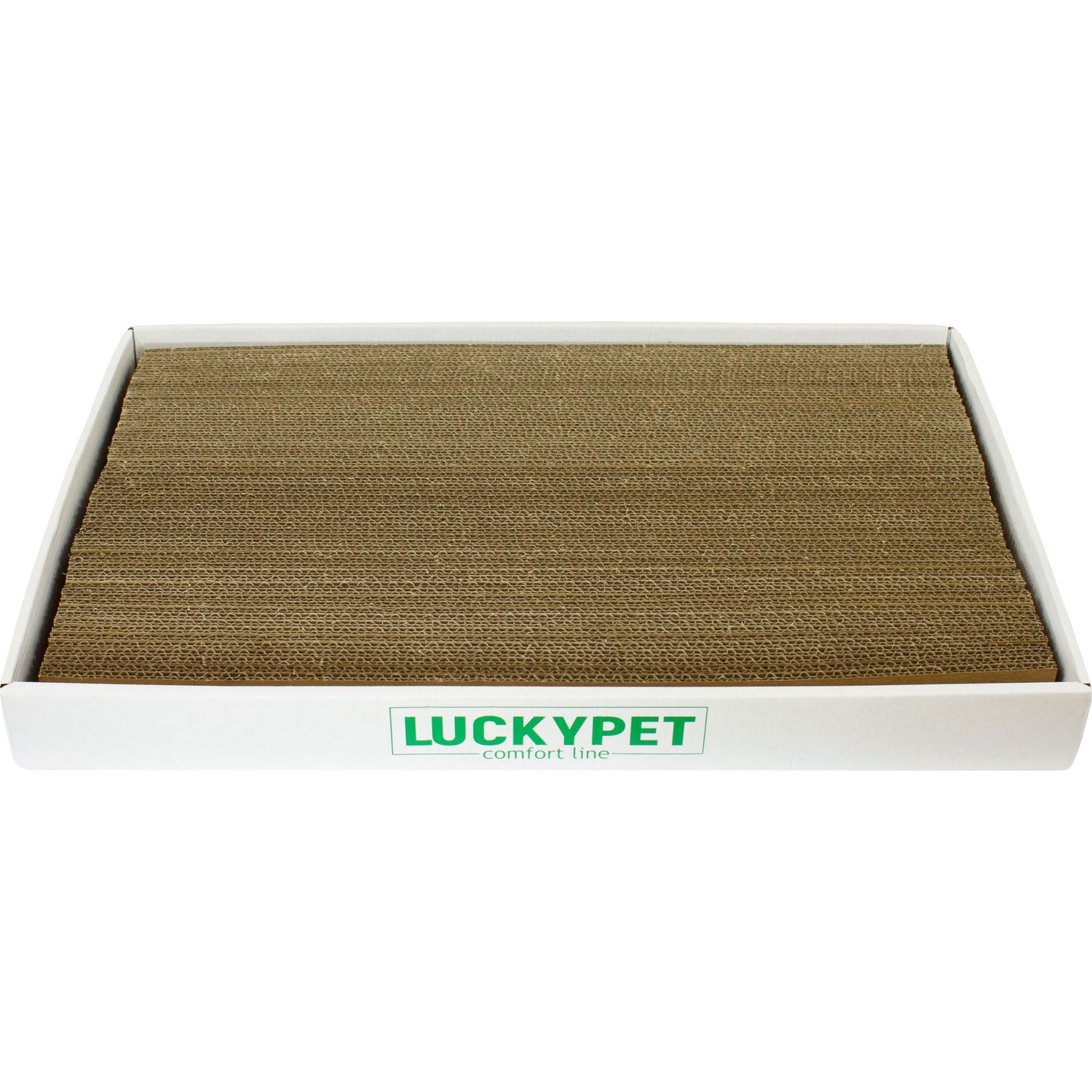 Когтеточка Lucky Pet Подиум Эко картонная 33 x 50 x 5 см - фото 1