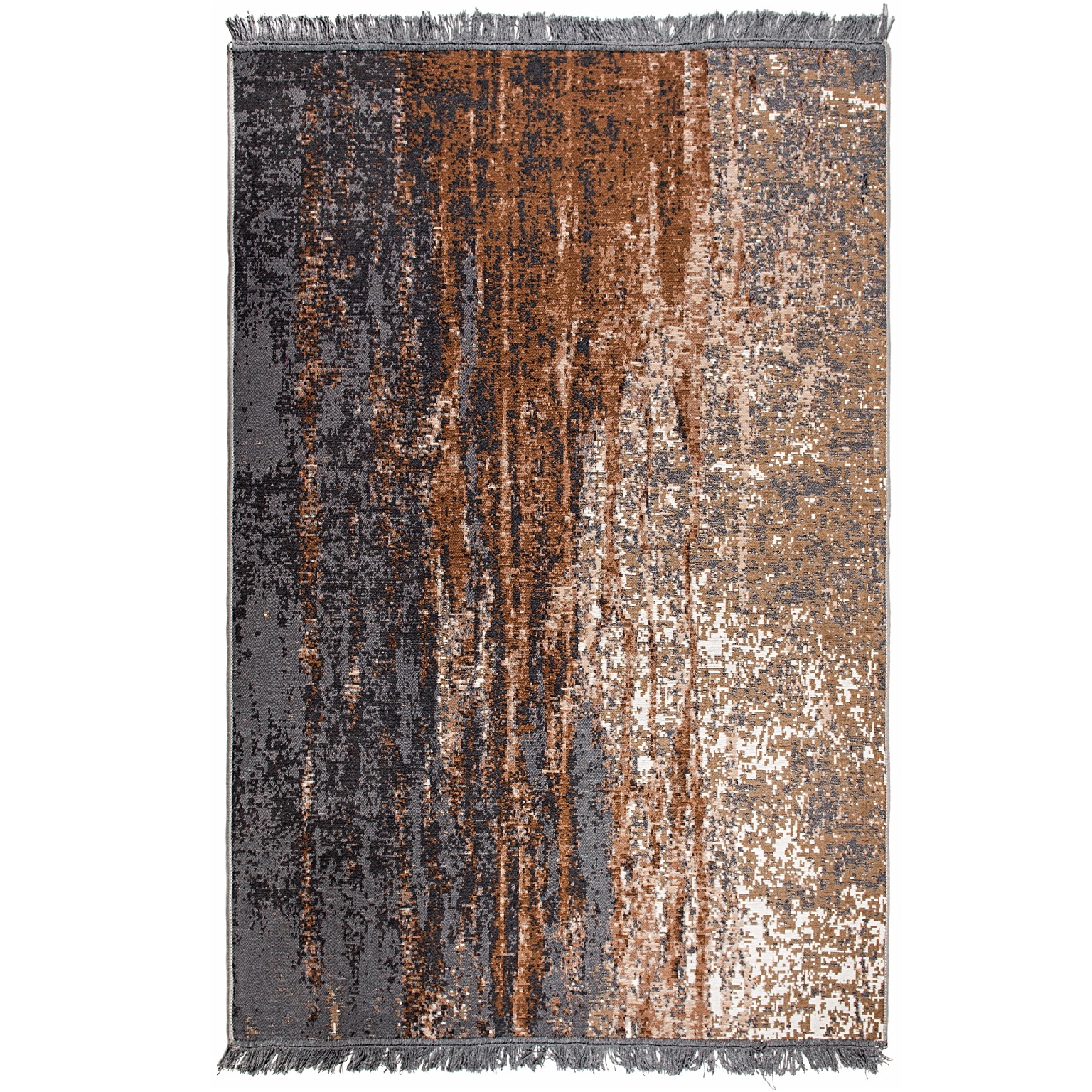 Килим Izzihome Albeni Gri Alb4, 120х180 см, сіро-коричневий (201ABGRA43182) - фото 1