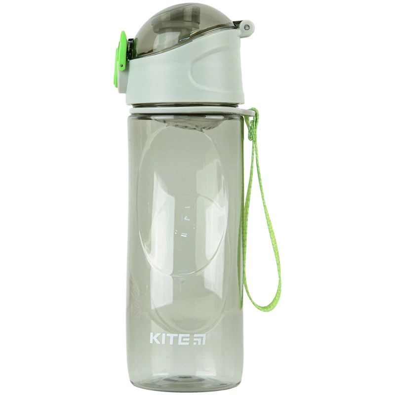 Бутылочка для воды Kite 530 мл серо-зеленая (K22-400-04) - фото 1