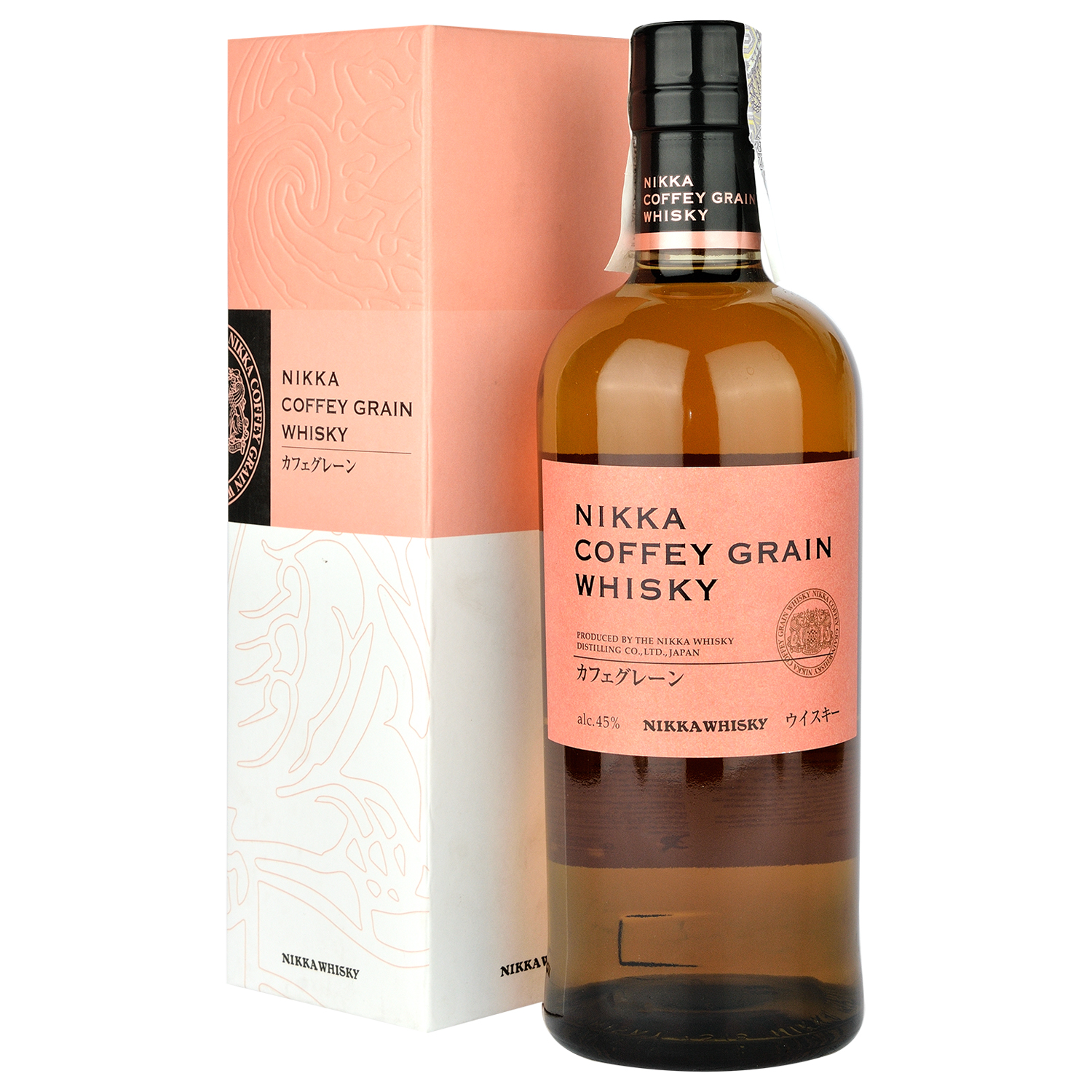 Виски Nikka Coffey Grain Japanese Whisky, в подарочной упаковке, 45%, 0,7 л - фото 1