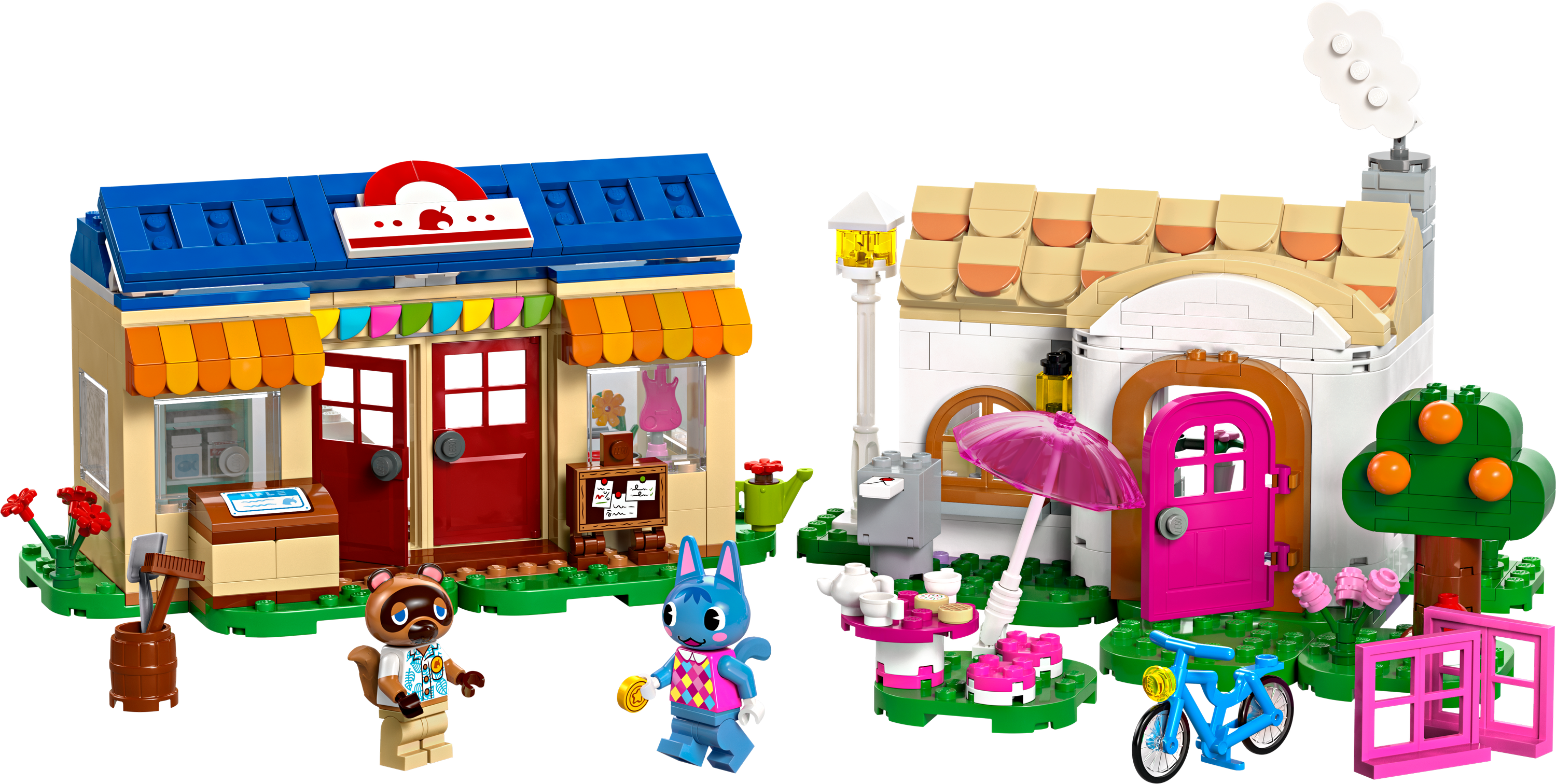 Конструктор LEGO Animal Crossing Ятка Nook's Cranny и дом Rosie 535 деталей (77050) - фото 2