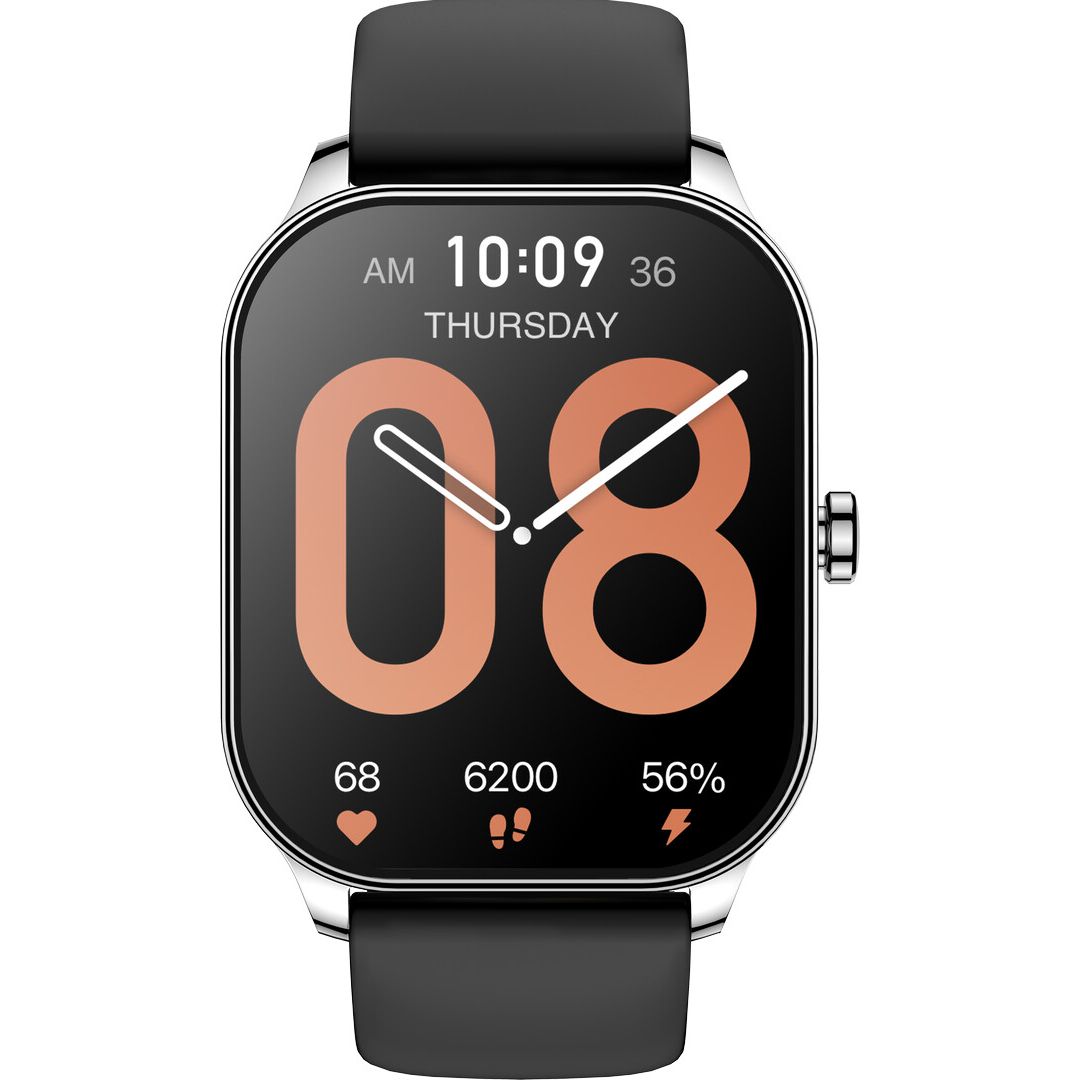 Смарт-годинник Amazfit Pop 3S Black-Silver - фото 1