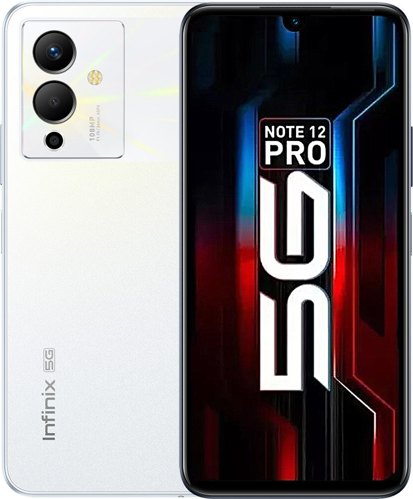 Смартфон Infinix Note 12 Pro 5G 8/128gb White (Global) - фото 8