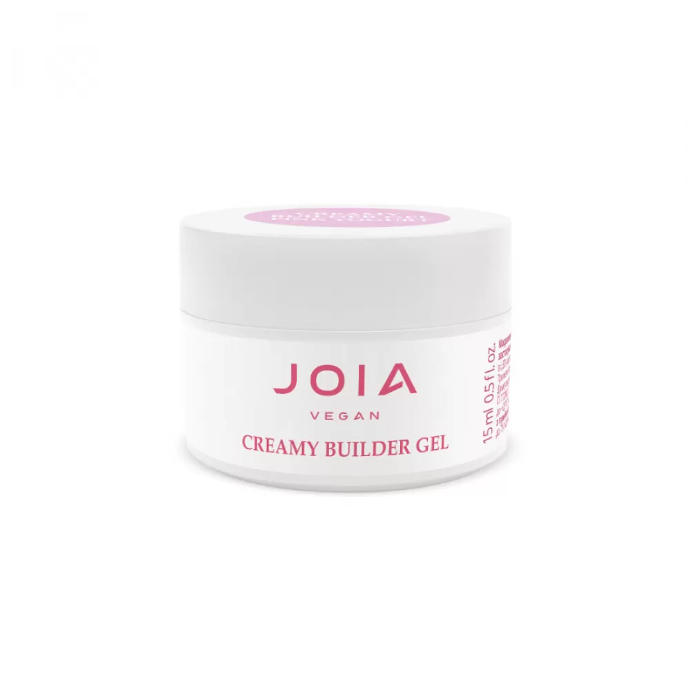 Моделюючий гель Joia vegan Creamy Builder Gel Pink Yogurt 15 мл - фото 2