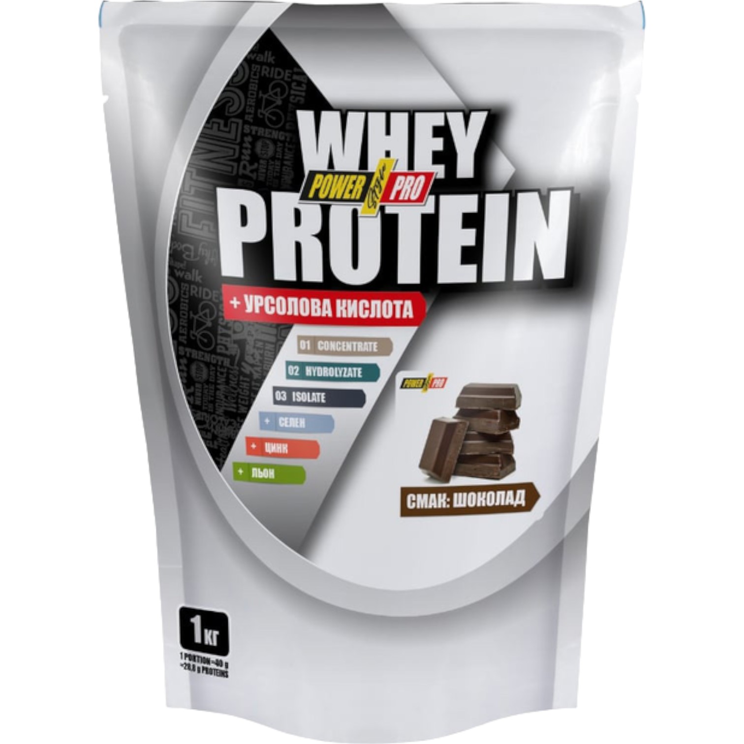 Протеин Power Pro Whey Protein шоколад 1 кг - фото 1