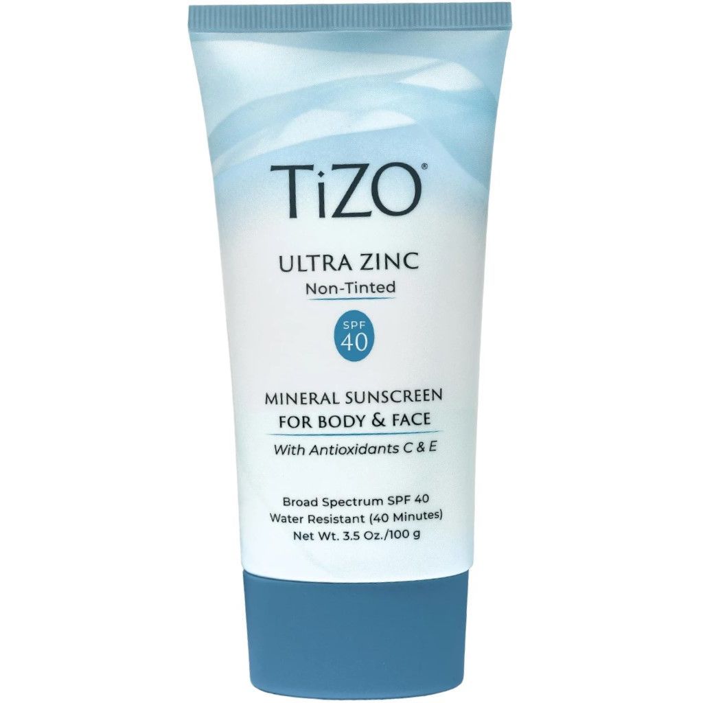 Крем солнцезащитный для лица и тела TiZO Ultra Zinc Body & Face Non-Tinted SPF 40, 100 г - фото 1