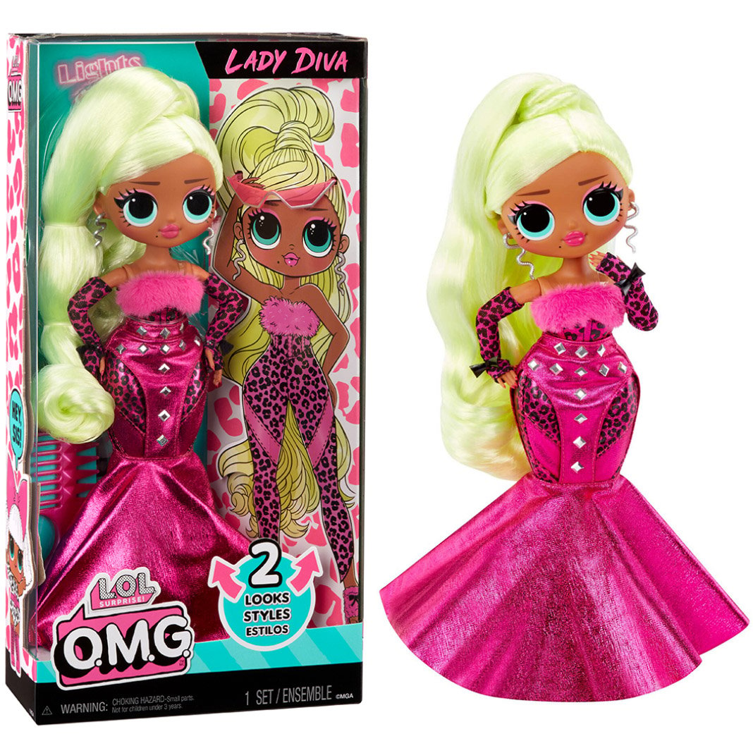 Кукла L.O.L. Surprise O.M.G. Lady Diva с аксессуарами (591597) - фото 1