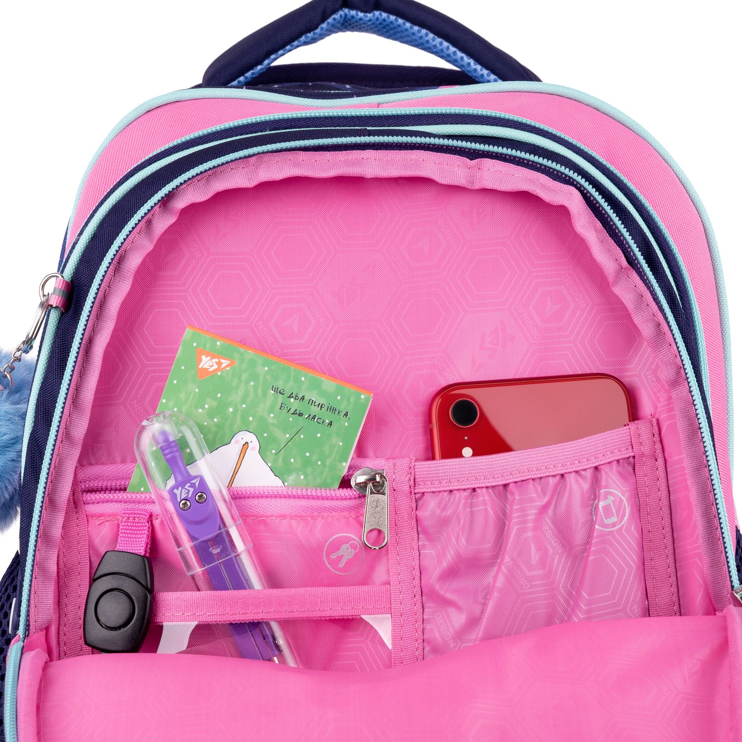 Рюкзак Yes S-82 Space Girl, фиолетовый с розовым (553919) - фото 8