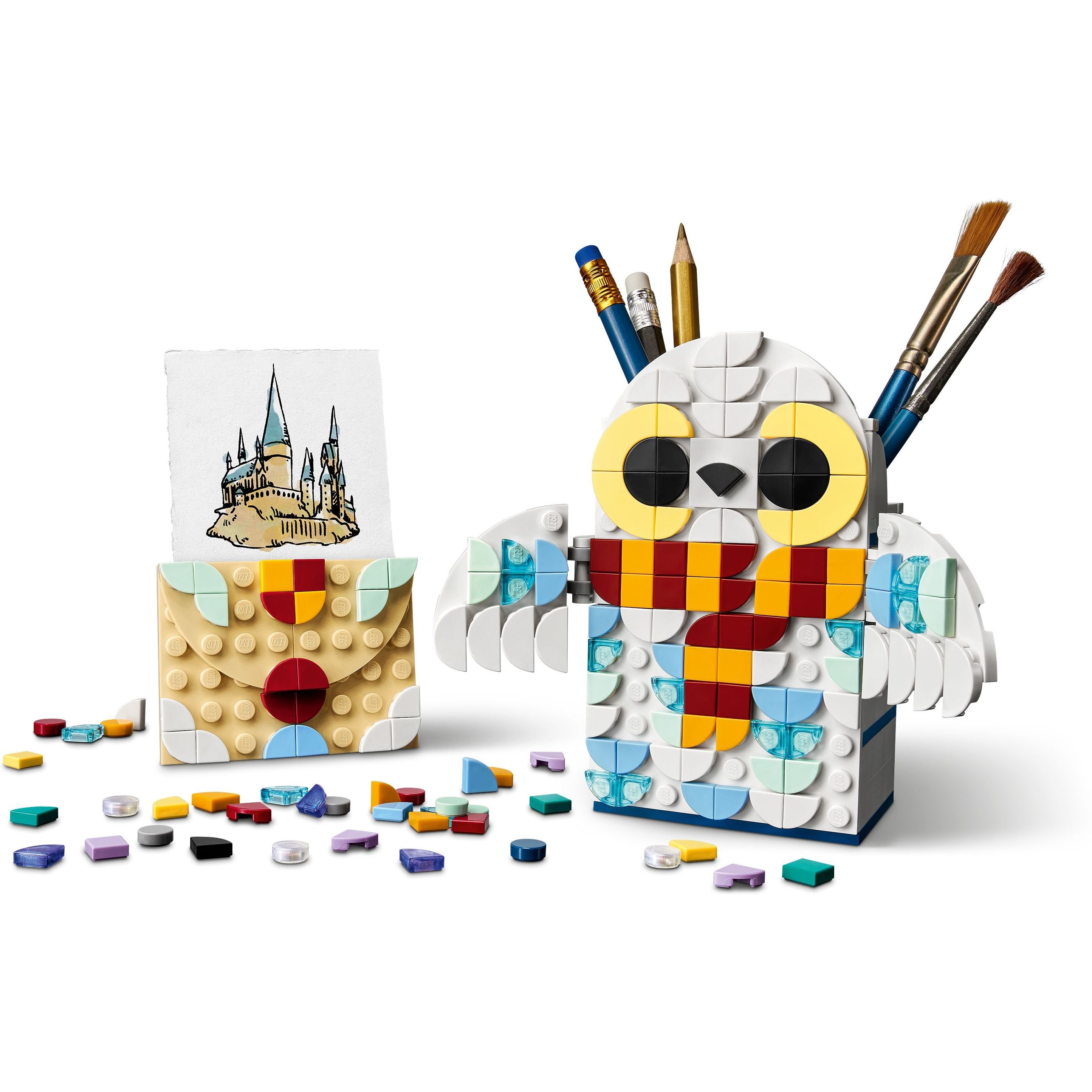 Конструктор LEGO DOTs Гедвига. Подставка для карандашей, 518 деталей (41809) - фото 10