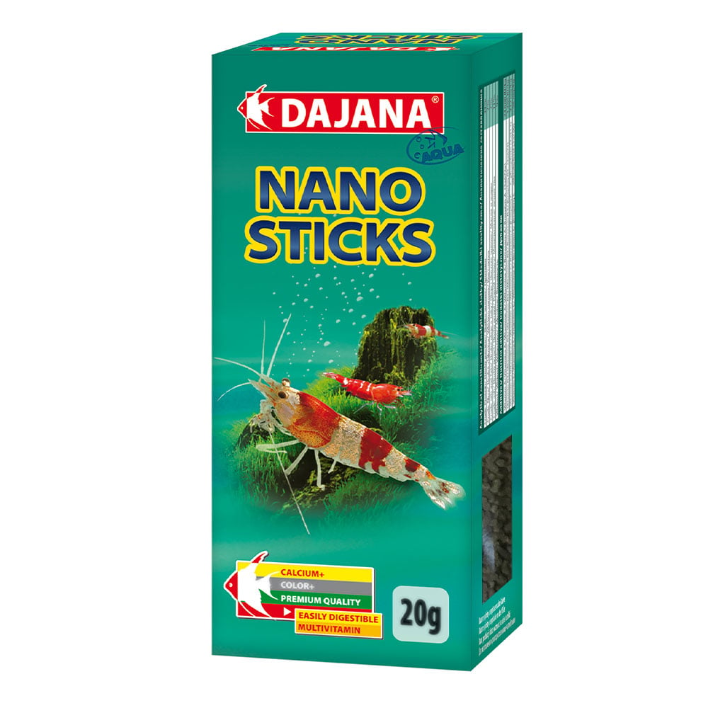 Корм Dajana Nnano Sticks для прісноводних та морських ракоподібних 20 г - фото 1