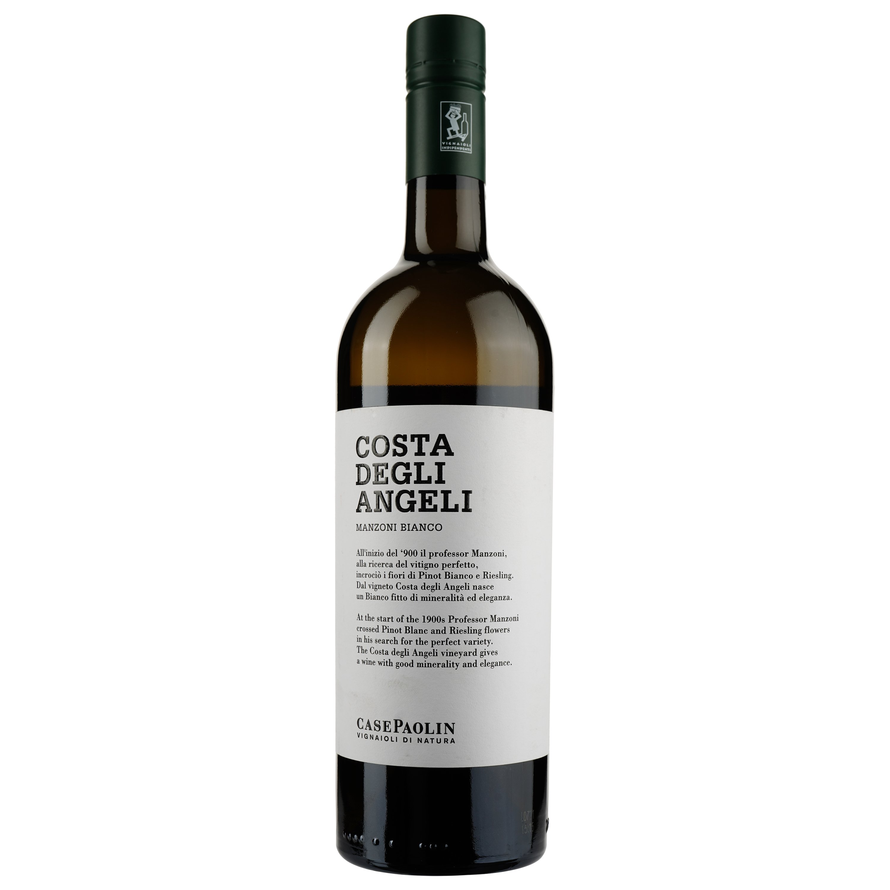 Вино Case Paolin Costa degli Angeli Manzoni Bianco IGT Bio, 13%, 0,75 л (ALR16310) - фото 1