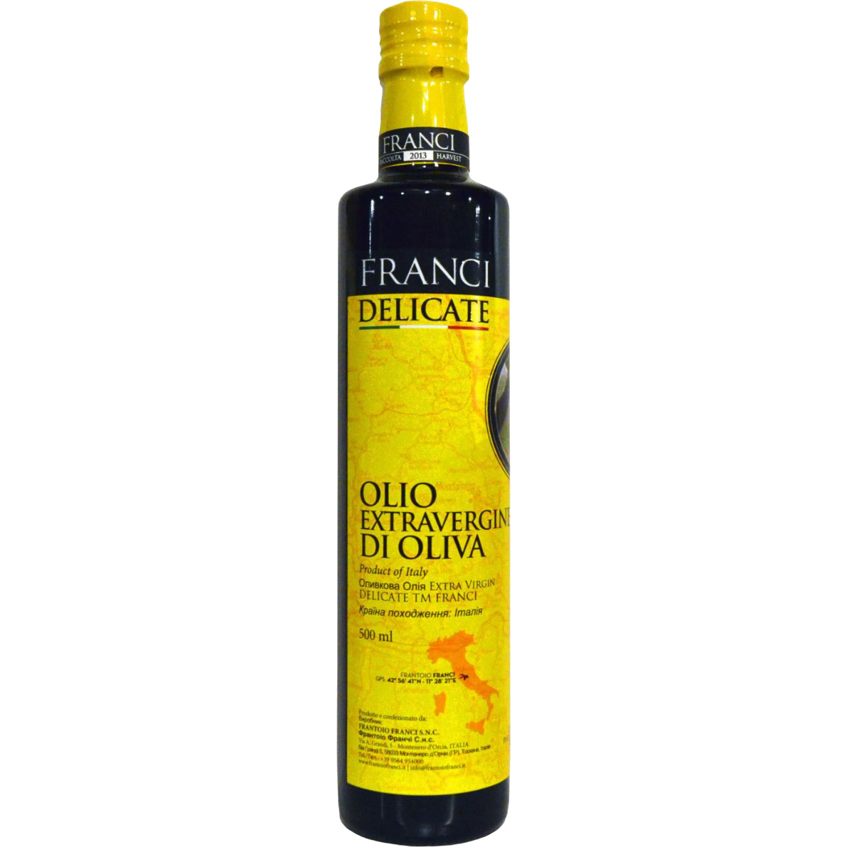 Масло оливковое Franci Extra Virgin Delicate 500 мл (582155) - фото 1