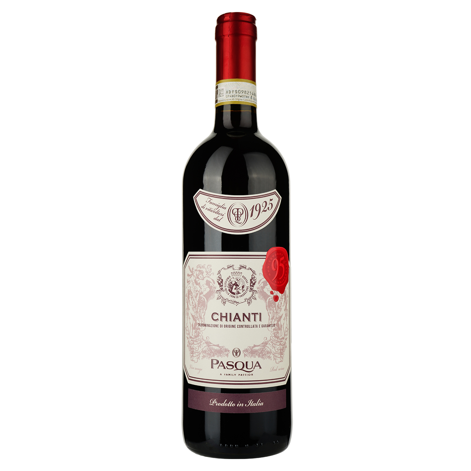 Вино Pasqua Chianti DOCG, червоне, сухе, 12%, 0,75 л - фото 1