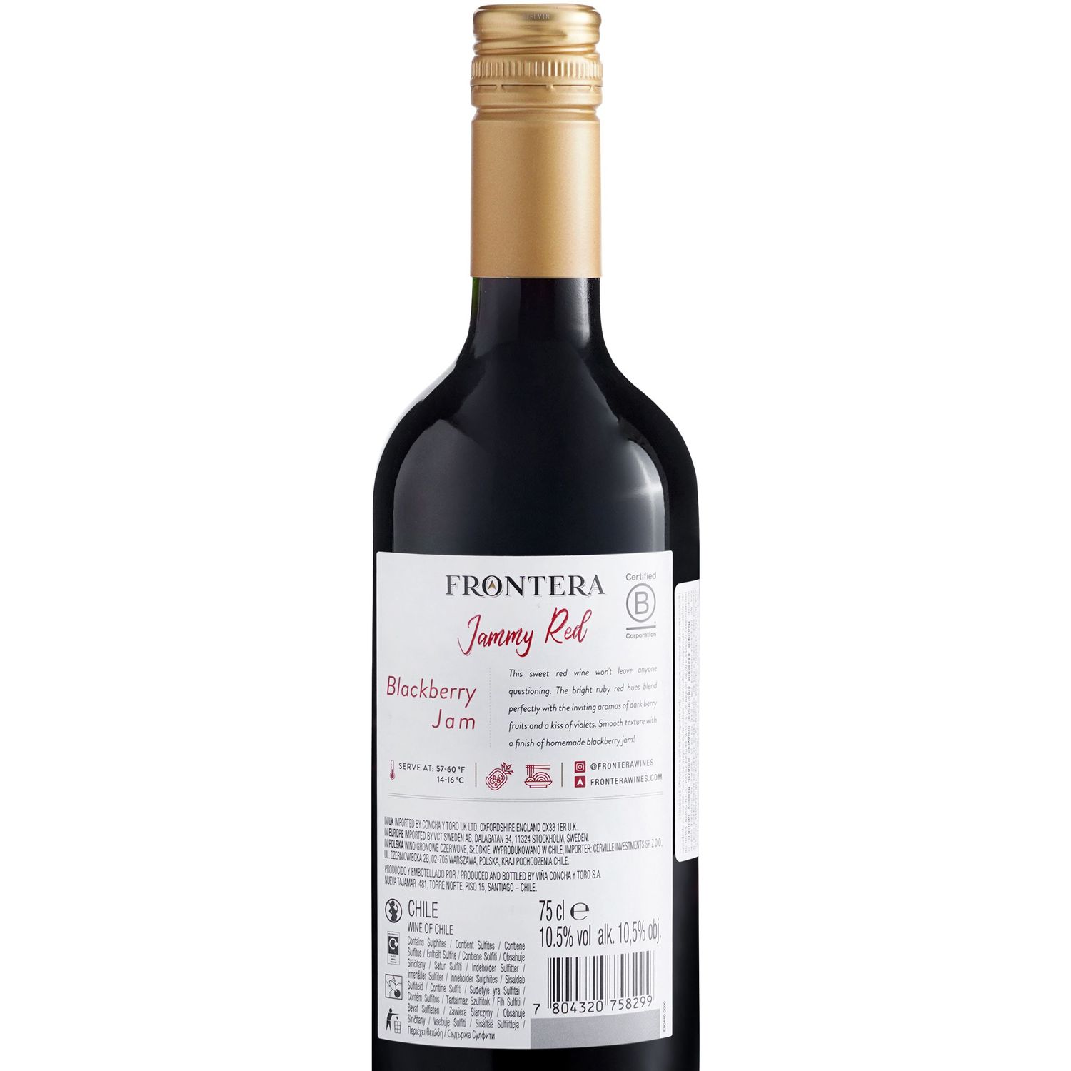 Вино Frontera Jammy Red червоне напівсолодке 0.75 л - фото 3