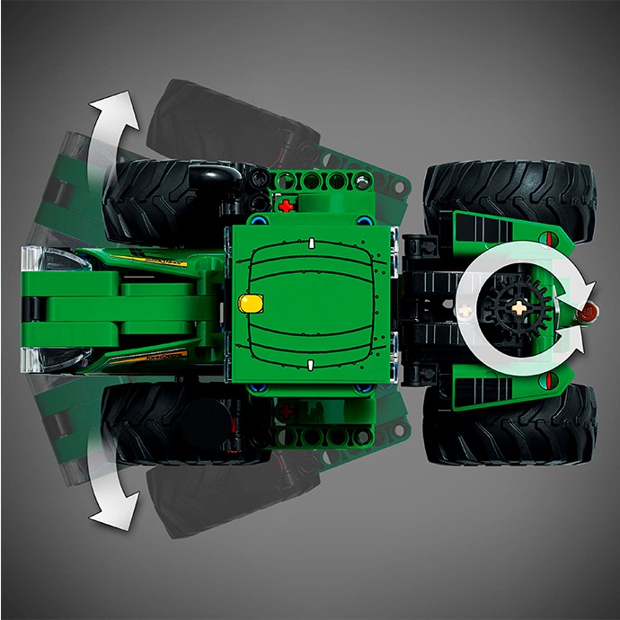 Конструктор LEGO Technic John Deere 9620R 4WD Tractor, 390 деталей (42136) - фото 7