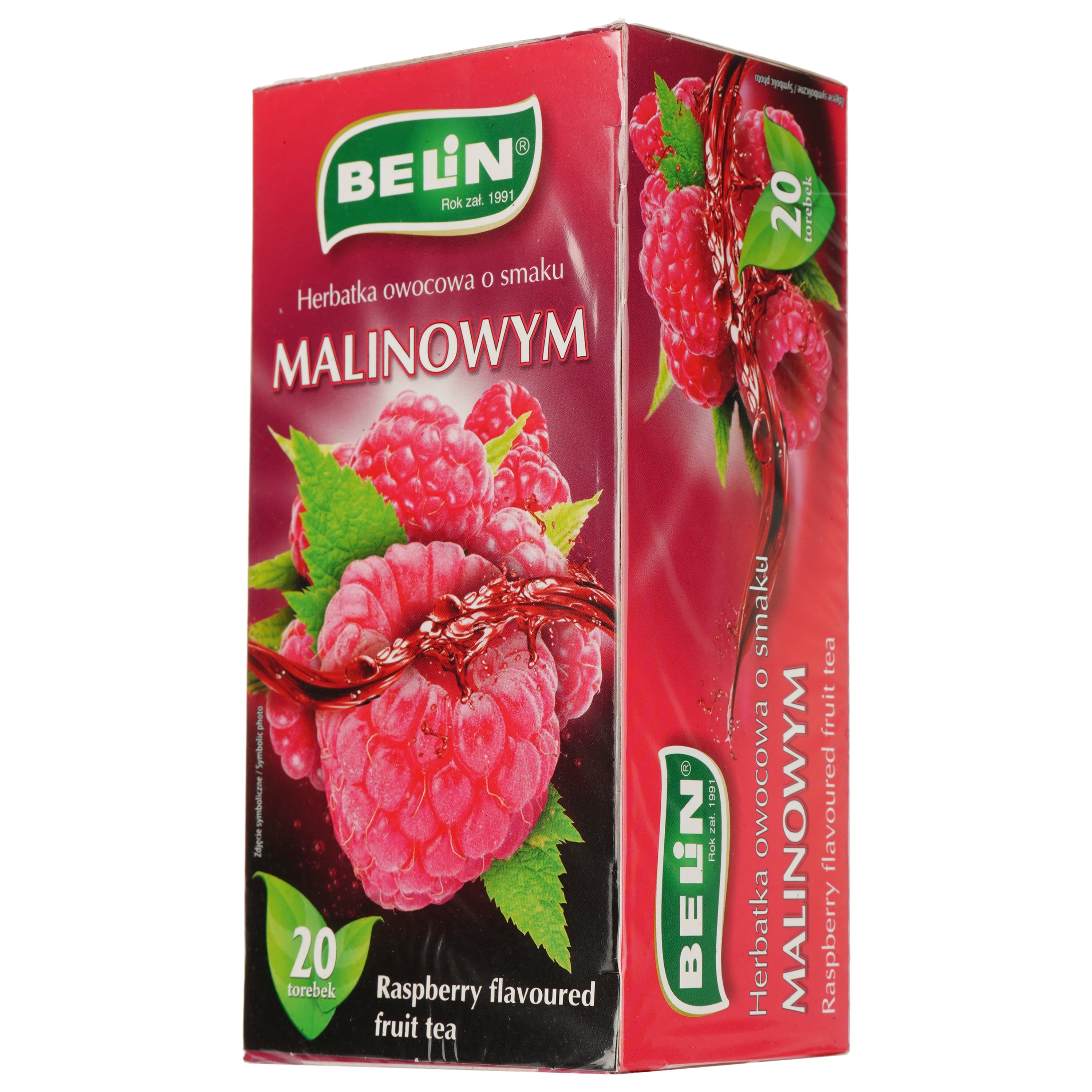 Чай фруктовий Belin Малина, 40 г (20 шт. по 2 г) (755817) - фото 2
