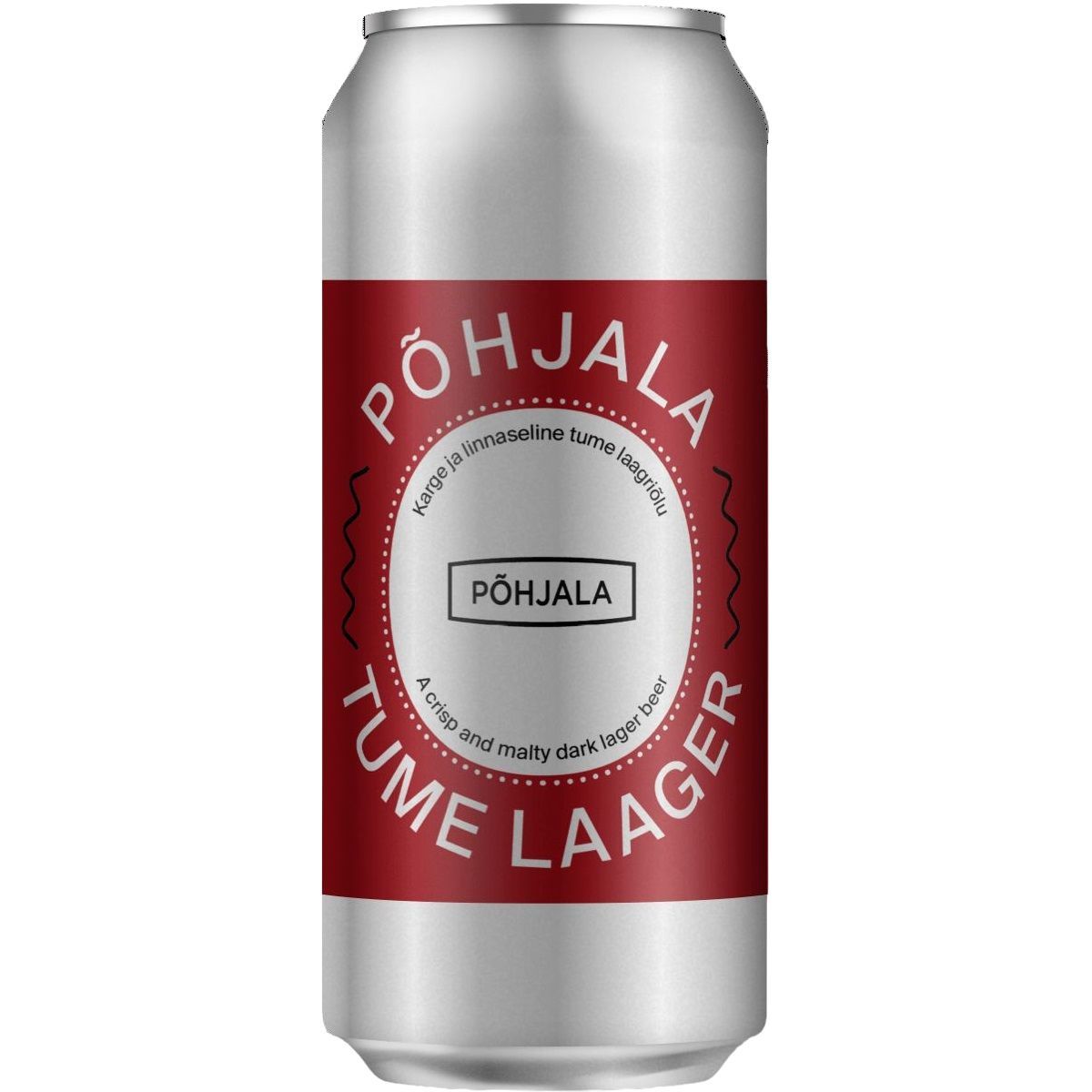 Пиво Pohjala Tume Laager темное 5% 0.44 л ж/б - фото 1