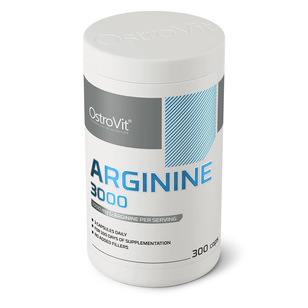 Предтреник OstroVit Supreme Capsules Arginine 3000 300 капсул - фото 2