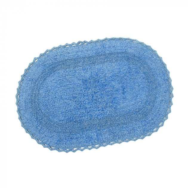 Набір килимків Irya Vermont lacivert, 90х60 см та 60х40 см, синій (svt-2000022237901) - фото 3