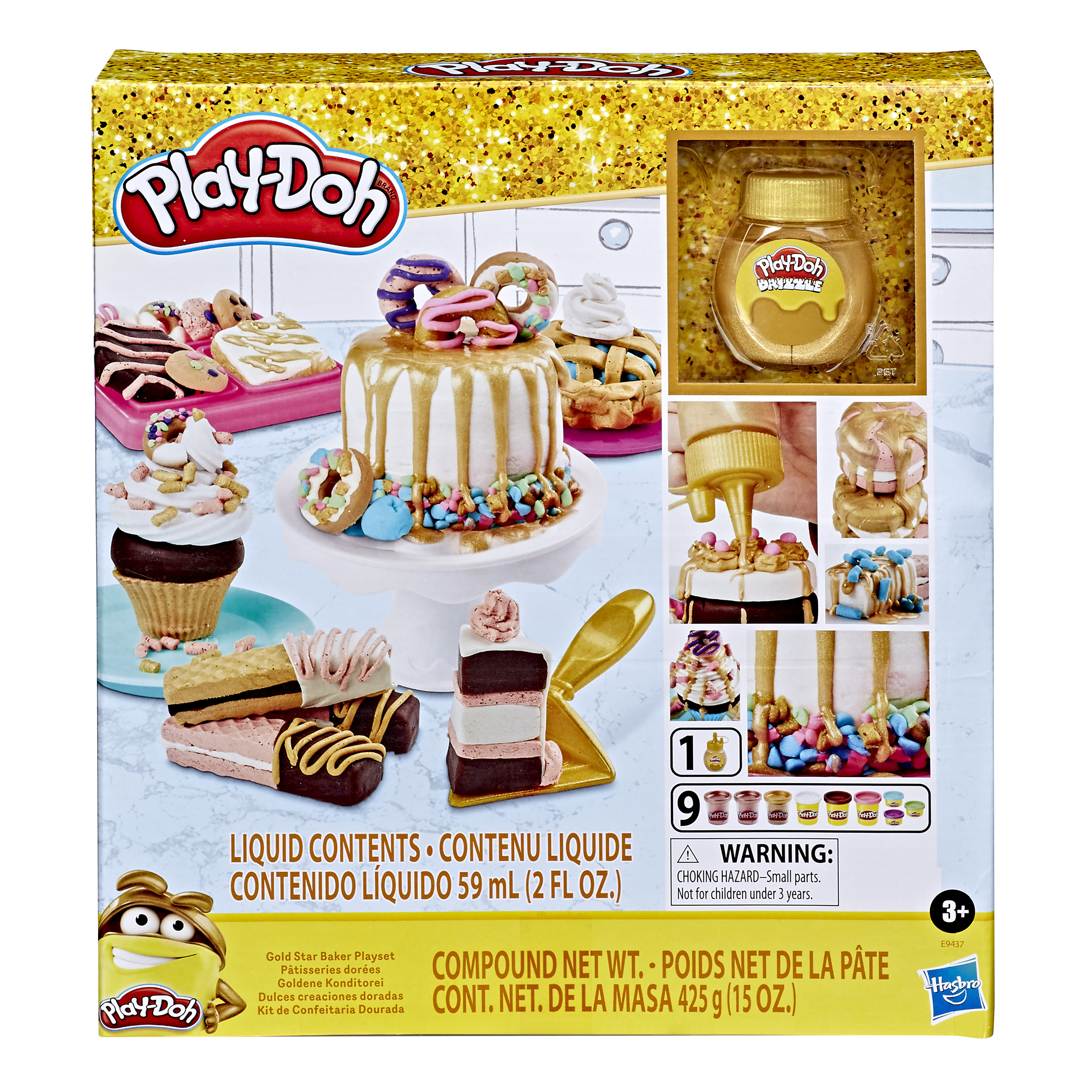 Фото - Творчество и рукоделие Play-Doh Ігровий набір Hasbro  Золотий пекар  (E9437)