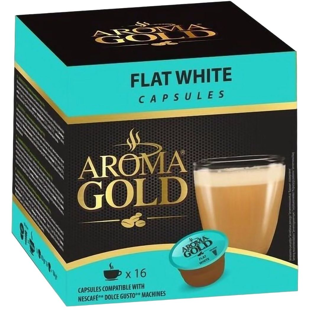 Кава в капсулах Aroma Gold Flat White 187.2 г - фото 1