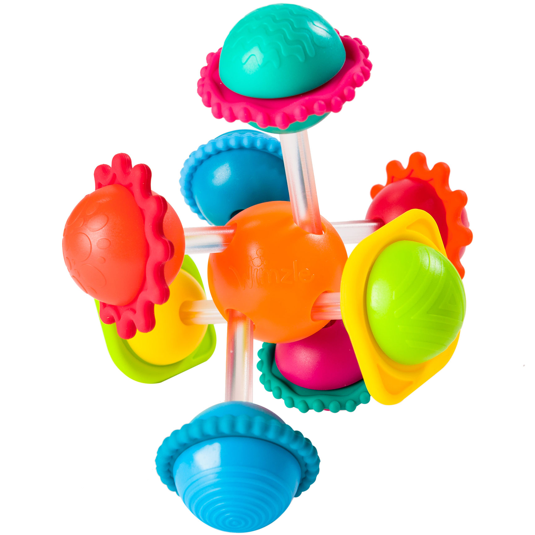 Игрушка-прорезыватель Fat Brain Toys Wimzle Сенсорные шары (F136ML) - фото 1