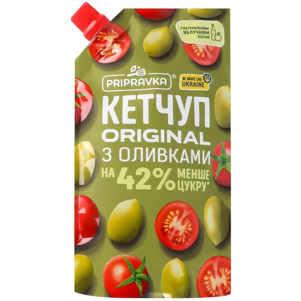 Кетчуп Pripravka Original з оливками 250 г - фото 1