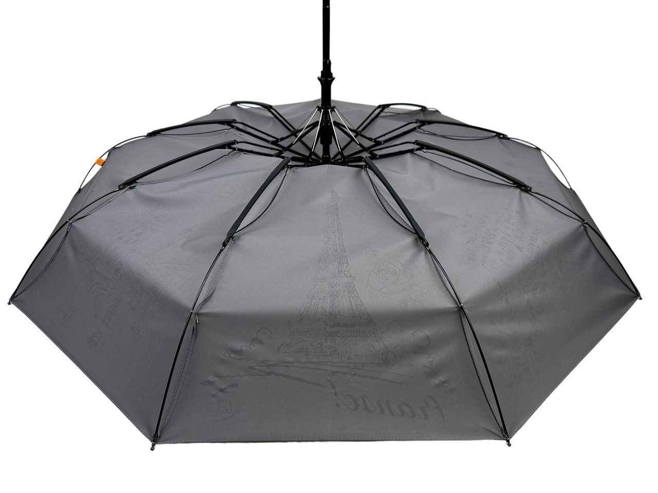 Жіноча складана парасолька напівавтомат Frei Regen 97 см сіра - фото 6