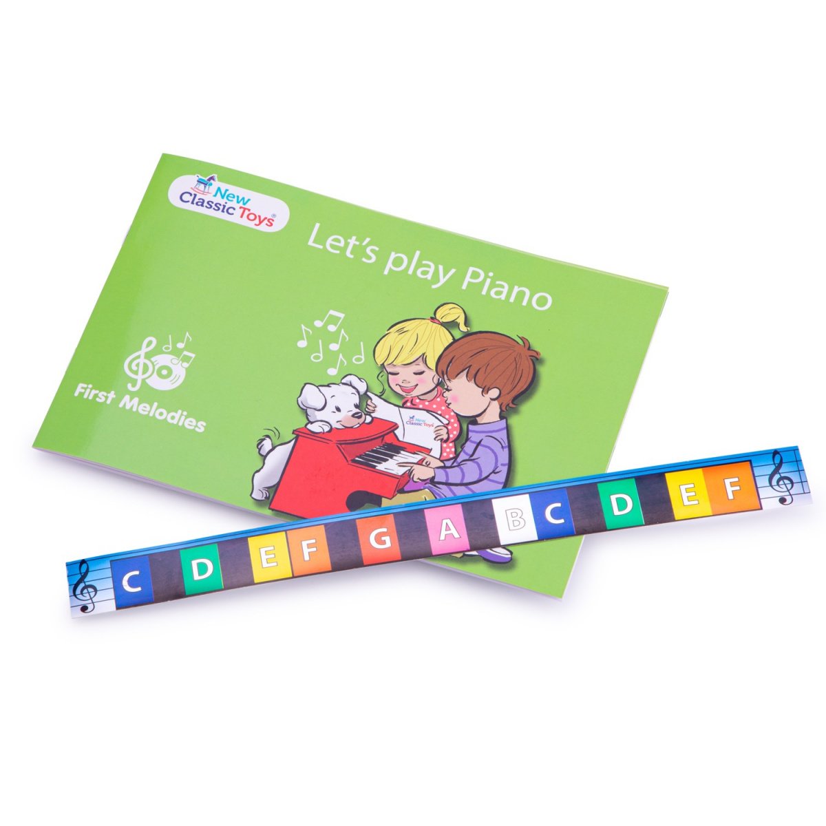 Детское пианино New Classic Toys розовое (10158) - фото 4