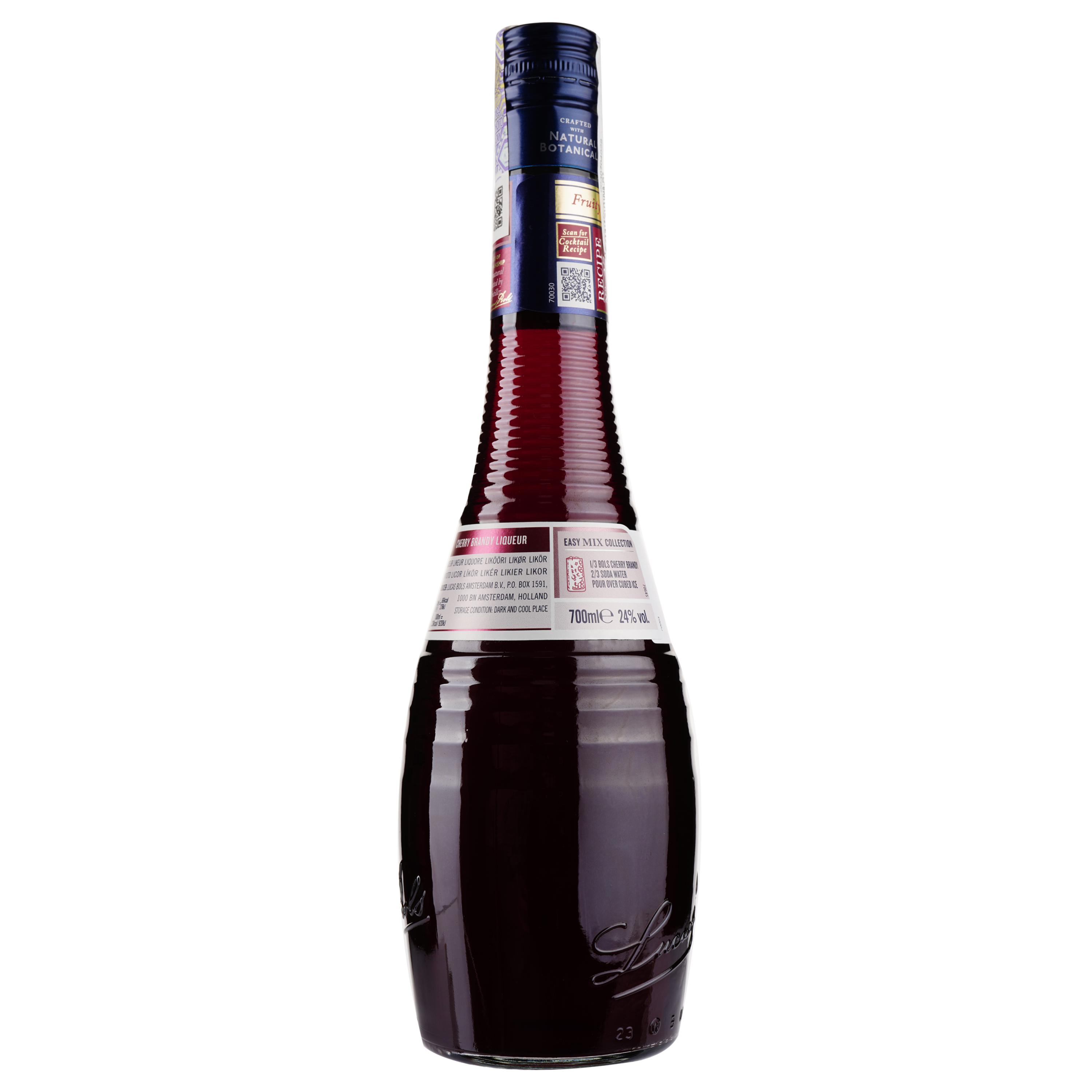 Ликер Bols Cherry Brandy, 24 %, 0,7 л - фото 1