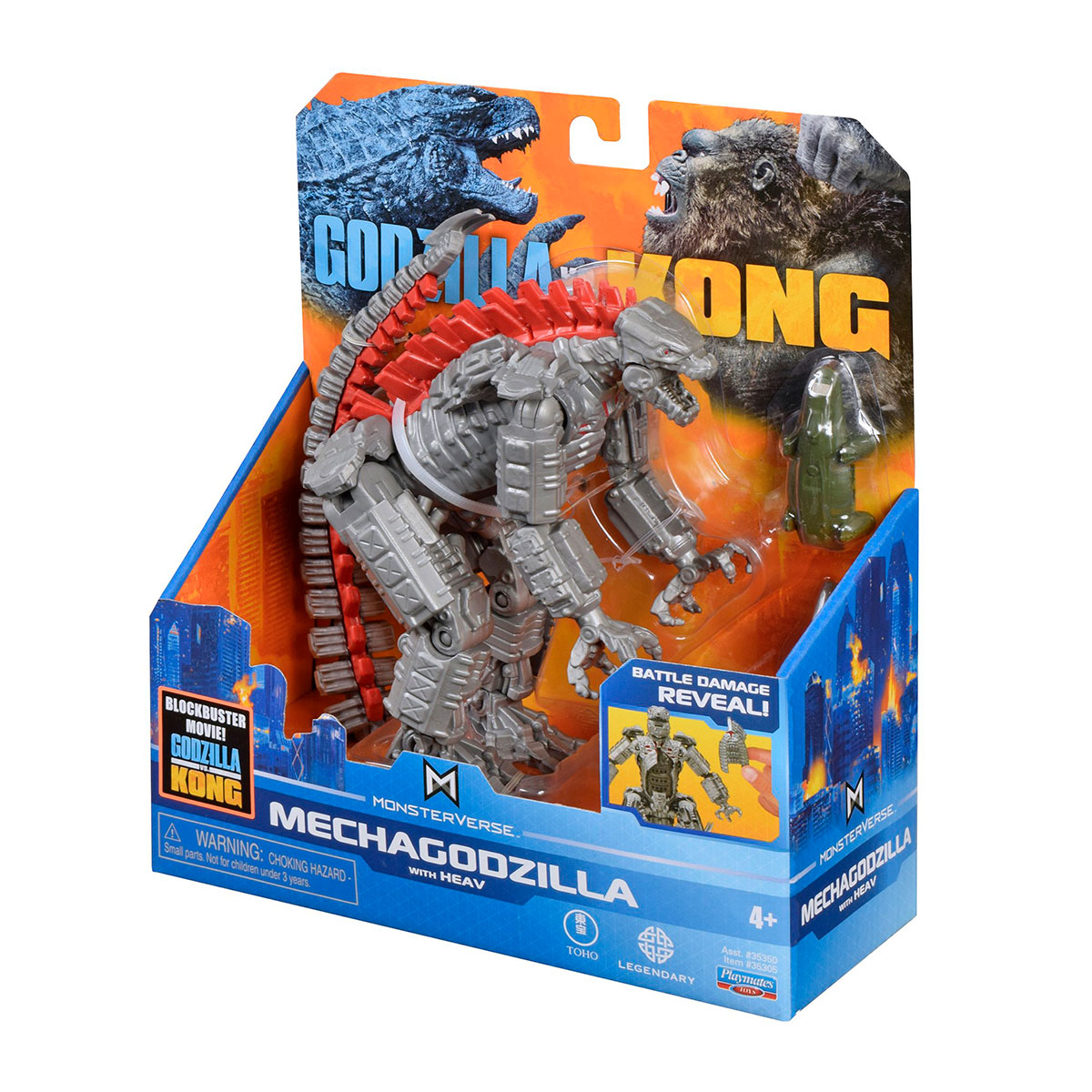 Ігрова фігурка Godzilla vs. Kong Конг Мехагодзила, з аксесуарами (35305) - фото 6