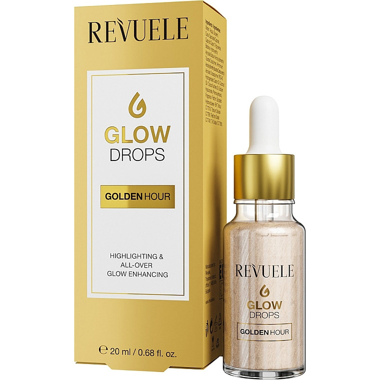 Краплі для сяйва обличчя Revuele Glow Drops Golden Hour 20 мл - фото 1