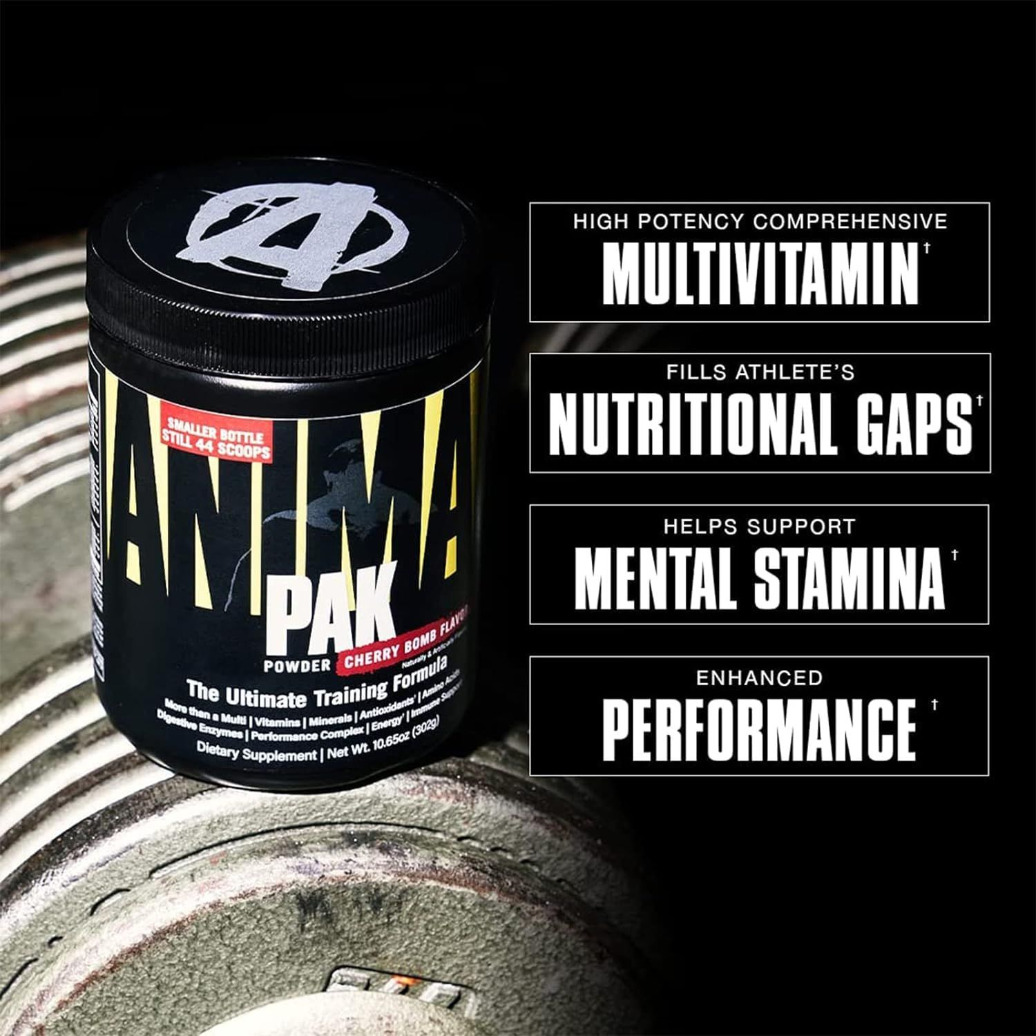 Витаминно-минеральный комплекс Universal Nutrition Animal Pak Powder Вишня 302 г - фото 3