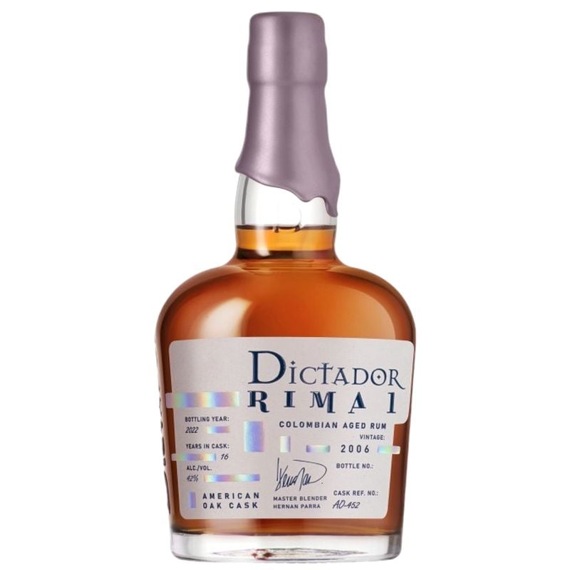 Ром Dictador Rima Sherry Finish 2006 44% 0.7 л - фото 2