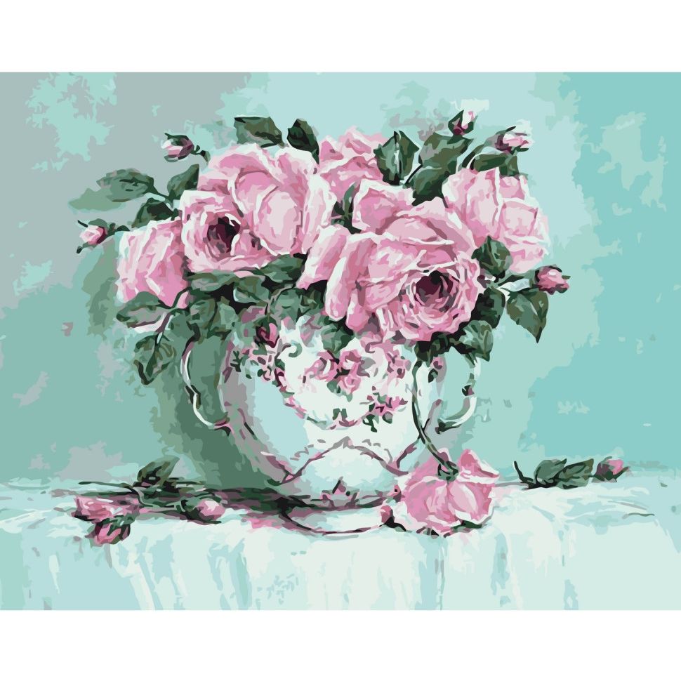 Картина по номерам ArtCraft Розовая свежесть 10618-AC 40х50 см - фото 1