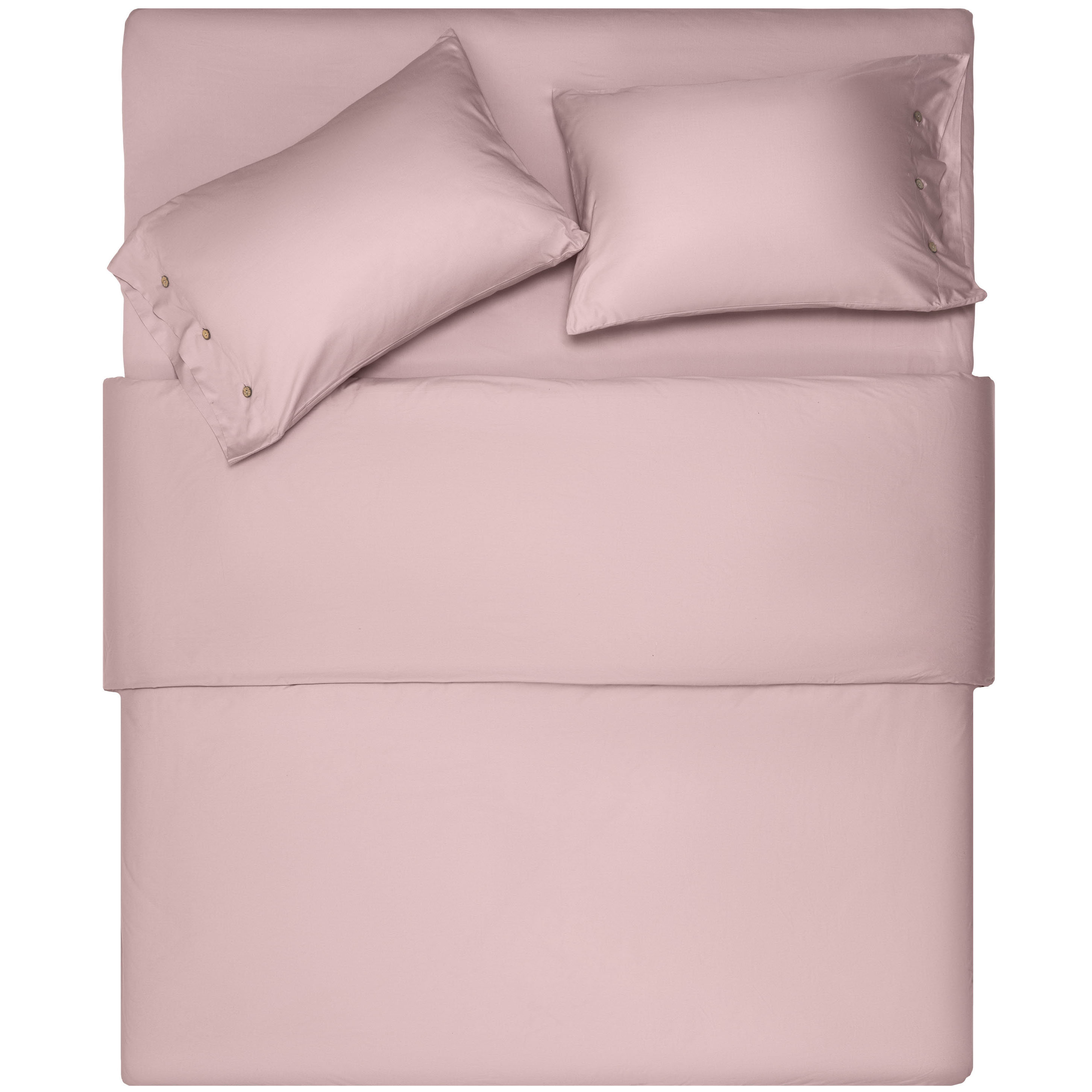 Комплект постельного белья Ardesto Mix&Match полуторный сатин светло-розовый (ART1622SP) - фото 1