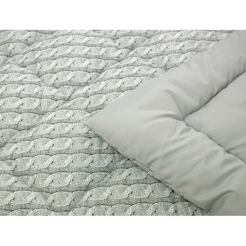 Одеяло силиконовое Руно Grey Braid, 205х172 см, серое (Р316.52_Grey Braid) - фото 8