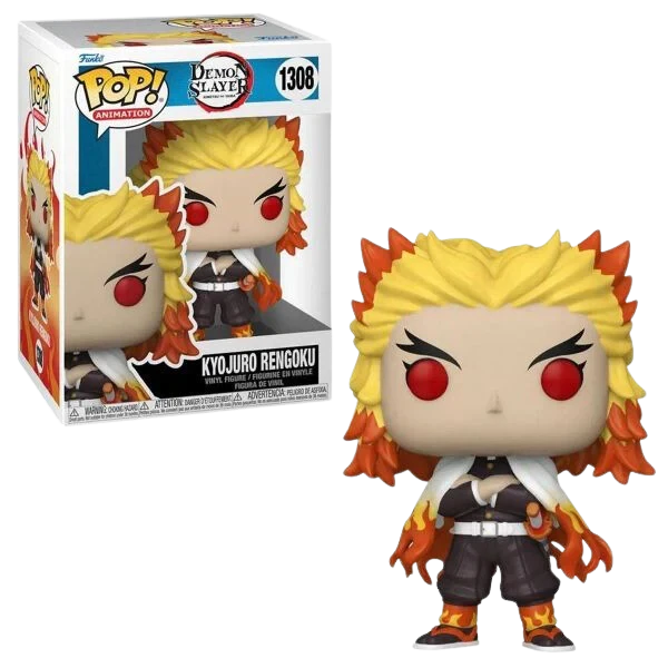 Фигурка Фанко Поп Клинок рассекающий демонов Кеджуро Ренгоку Funko Pop Demon Slayer Rengoku DS R 1308 - фото 2