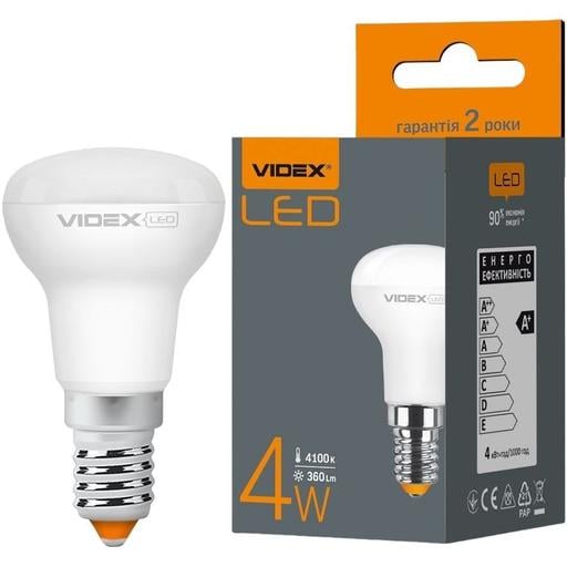 Світлодіодна лампа LED Videx R39e 4W E14 4100K (VL-R39e-04144) - фото 1