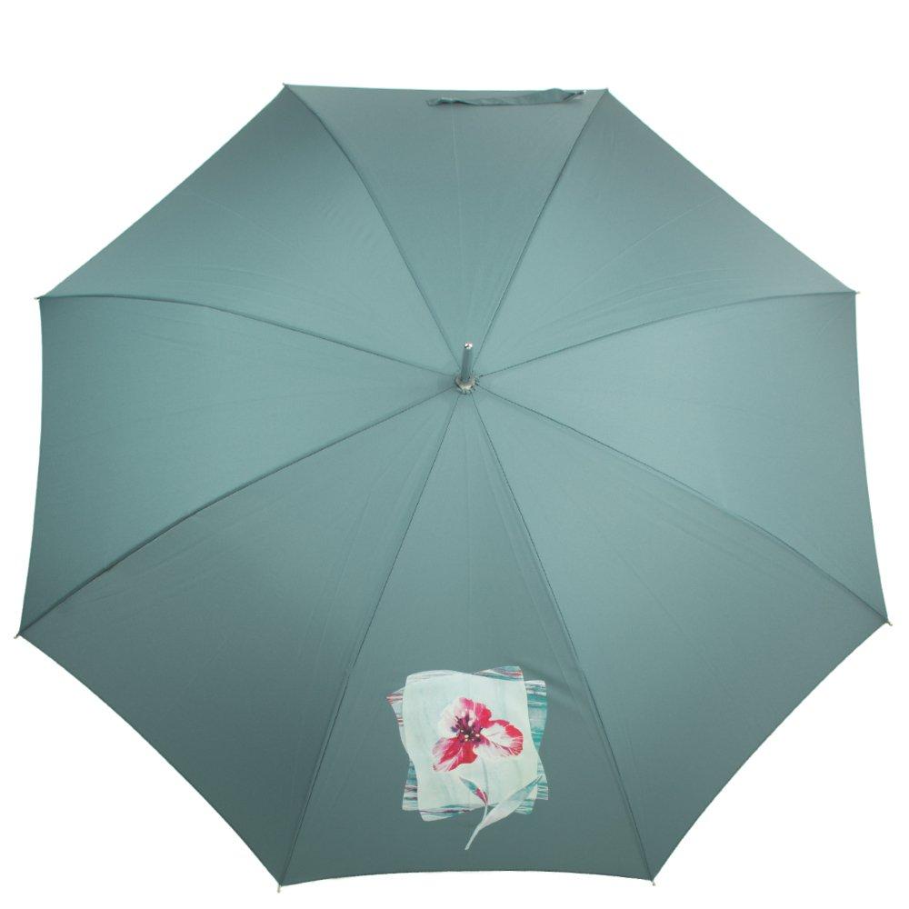 Жіноча парасолька-палиця напівавтомат Airton синя - фото 2